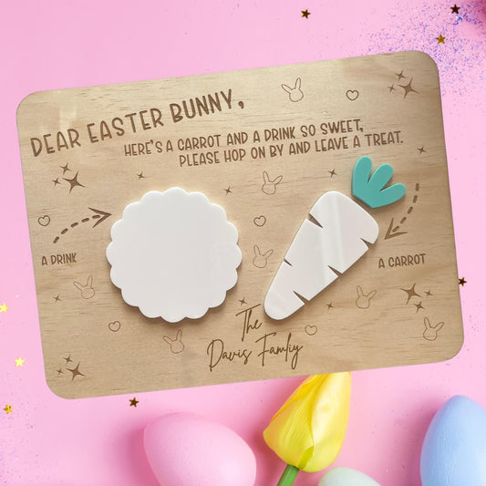 Personalised Easter bunny tray