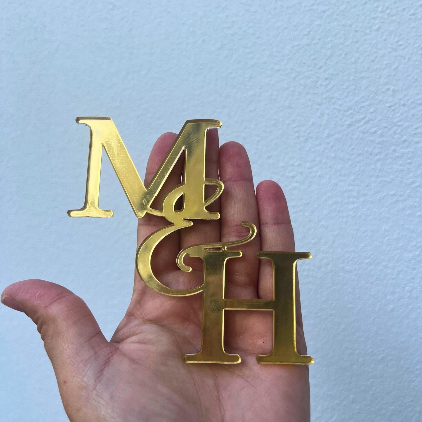 Cake Charm - Custom Initials Cake Topper