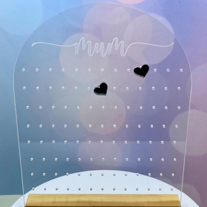 Personalised Name Earring holder