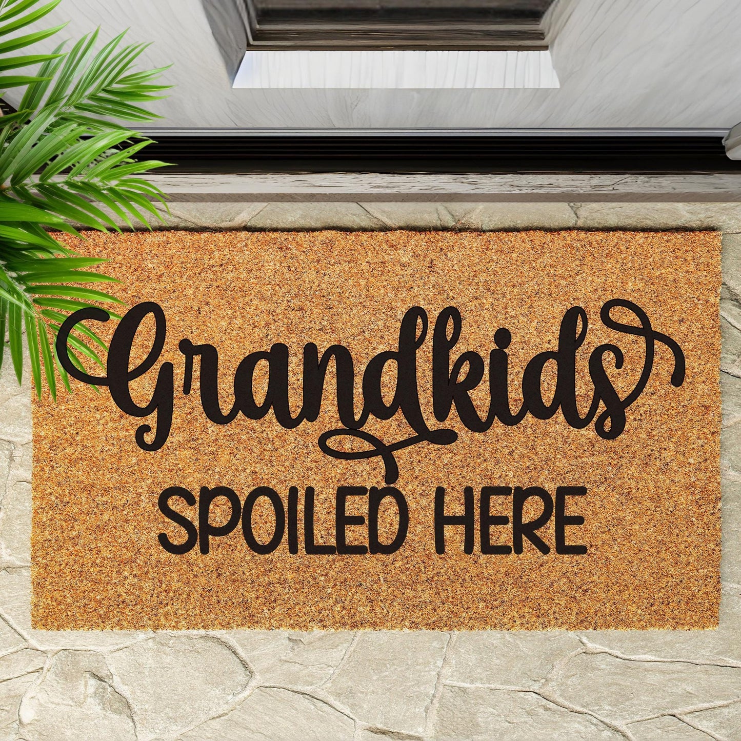 Doormat Grandkids Spoiled Here