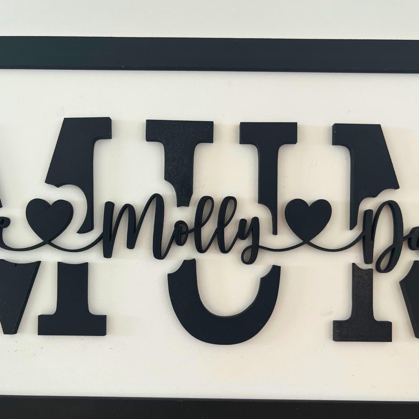 Personalised MUM Wall Art Sign
