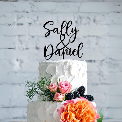 Cake Topper  personalised script
