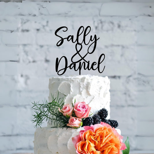 Cake Topper  personalised script