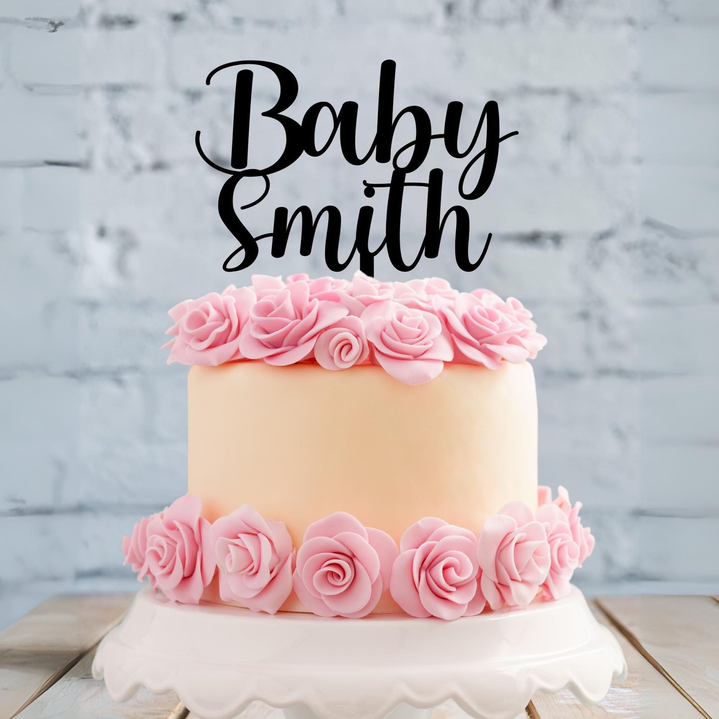 Cake Topper  with heart