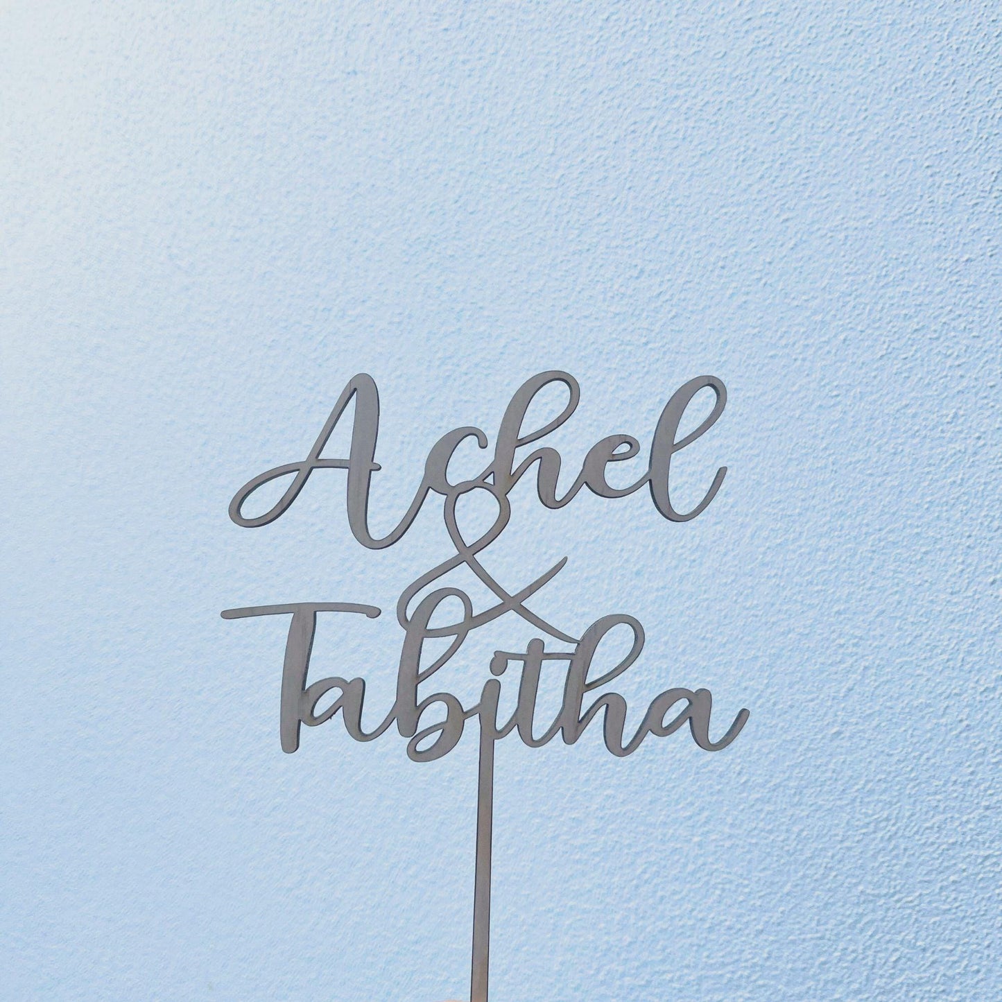 Cake Topper  personalised script